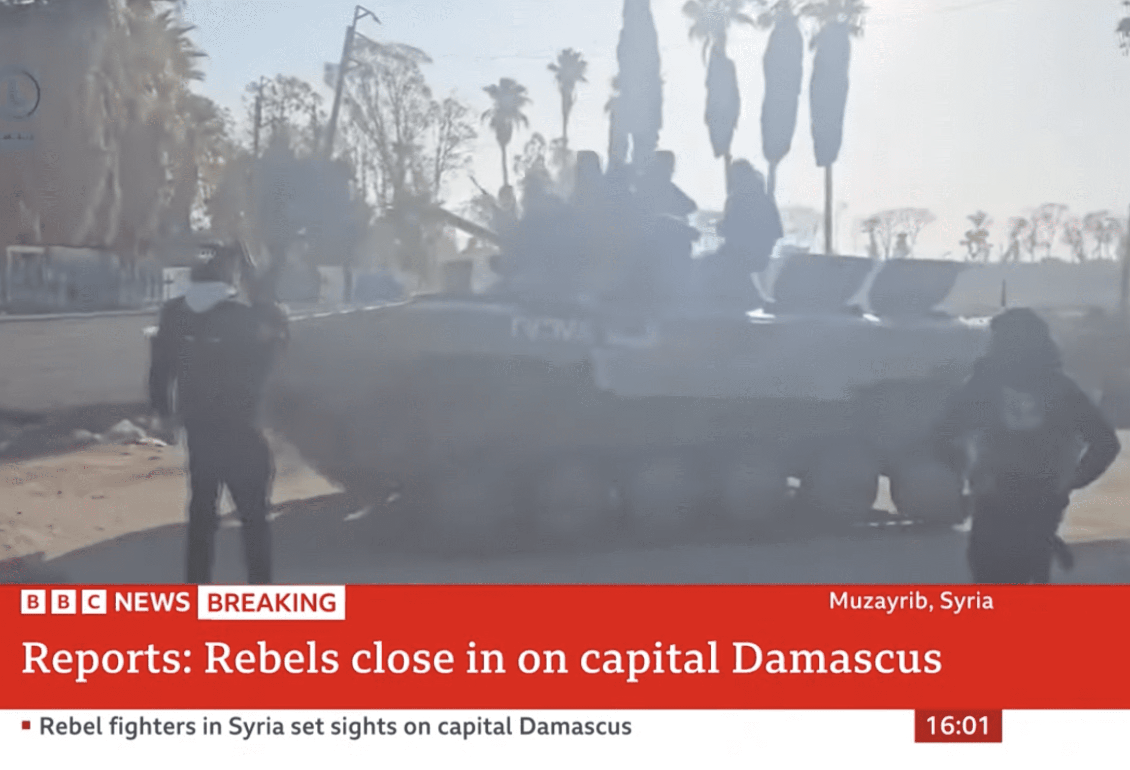 Rebels Overtaking Syria
